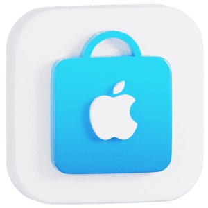 comp apple logo 3d